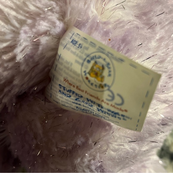 Retired Special Edition Icarly Build a Bear Light Purple with Sparkles 16” - Picture 4 of 6